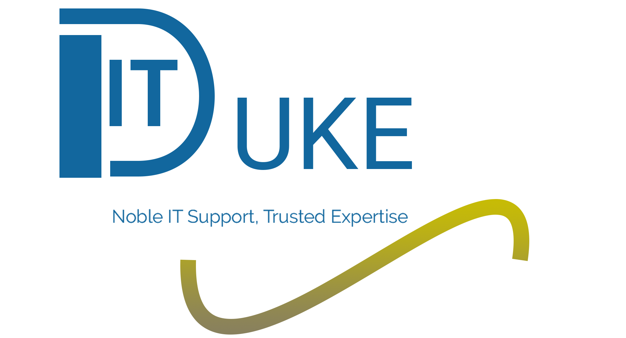 Duke IT buiness logo with slogan Nobal IT Support, Trusted Expertise